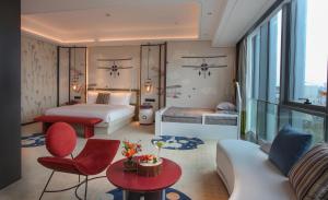 Posezení v ubytování 银都酒店 Yandoo Hotel