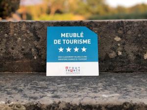 Certifikát, hodnocení, plakát nebo jiný dokument vystavený v ubytování Maison d'hôtes le Prieuré du Preux