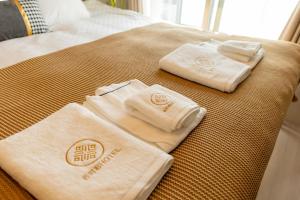 Letto o letti in una camera di 谷町君HOTEL 心斎橋東32