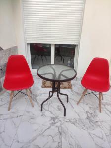 Posezení v ubytování GCM 2 ROOMS kentro