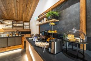Kuchnia lub aneks kuchenny w obiekcie Aparthotel Fuxbau