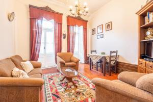 Posezení v ubytování Casa da Celeira
