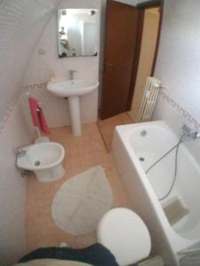 Koupelna v ubytování La casa di Dario