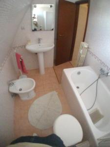 Koupelna v ubytování La casa di Dario