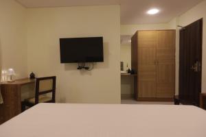 TV a/nebo společenská místnost v ubytování Elysian Grand Hotel