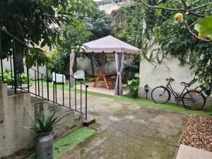 Casinhas no Carolina - Hostel外面的花园
