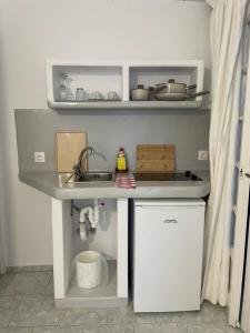 A kitchen or kitchenette at Captain Stavros