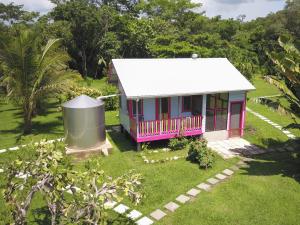 Zahrada ubytování Lower Dover Jungle Lodge & Maya Ruins