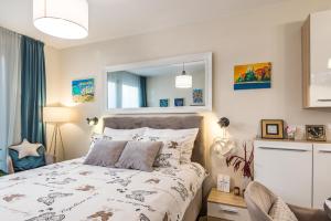 Posteľ alebo postele v izbe v ubytovaní Apartments Stella Mariela