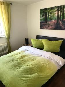 Postel nebo postele na pokoji v ubytování Ferienwohnung Romantica 1. und 2. OG