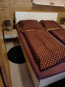 Postel nebo postele na pokoji v ubytování Chata Stella