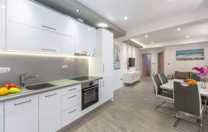 Kuchyňa alebo kuchynka v ubytovaní Apartman dva