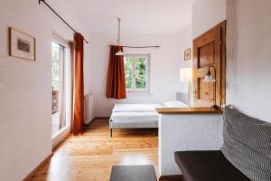 Postel nebo postele na pokoji v ubytování Sonnhof