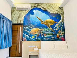 Zona de estar de Xiaoliuqiu 88 Homestay