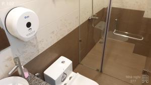 Koupelna v ubytování Vy An Hotel