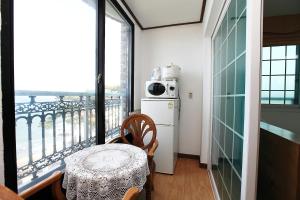 Balkón nebo terasa v ubytování Sea View