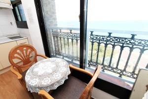 Balkón nebo terasa v ubytování Sea View