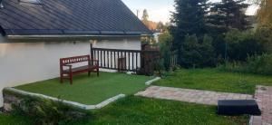 Vonkajšia záhrada v ubytovaní ČAKOVÁ 116