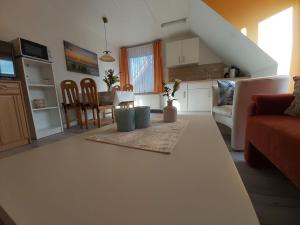 Kuchyň nebo kuchyňský kout v ubytování Haus Schwalbennest