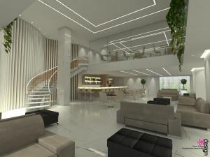 A seating area at International Atene hotel