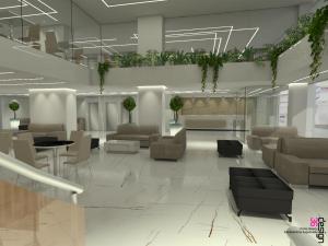 A seating area at International Atene hotel