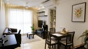 Posezení v ubytování RELOhomes Serviced Apartment