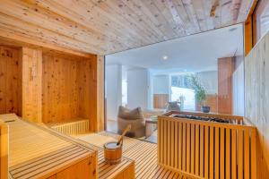 Postel nebo postele na pokoji v ubytování Hotel Cevedale