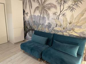 Posedenie v ubytovaní Appart Frontignan sur la plage, piscine, wifi, tv, Netflix