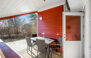 Balkón nebo terasa v ubytování A Stunning Home In Nexø With 1 Bedrooms And Wifi