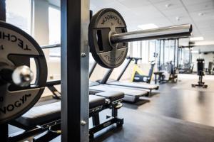 Fitness centrum a/nebo fitness zařízení v ubytování Quality Hotel Prinsen