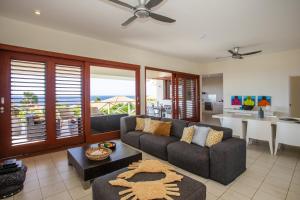 Predel za sedenje v nastanitvi Boca Gentil sea view apartment - Jan Thiel