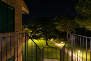 A garden outside Resort Orizzonti