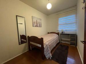 Postel nebo postele na pokoji v ubytování Amplio departamento céntrico