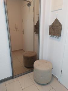 Kúpeľňa v ubytovaní Apartament Riviera z tarasem - Playa Baltis