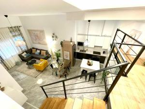 A seating area at Apartamento Cádiz Costa