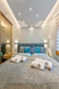 Krevet ili kreveti u jedinici u objektu Apartman Lux M&B 2