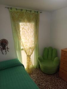 Postel nebo postele na pokoji v ubytování Apartamento en Serra con preciosas vistas.