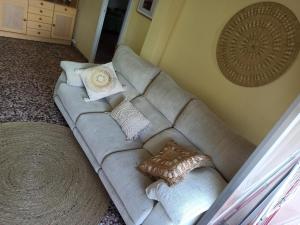 Posezení v ubytování Apartamento en Serra con preciosas vistas.