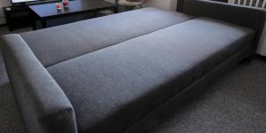 A bed or beds in a room at Classic 2 Bedroom Apartment Next to Metro - Marousi