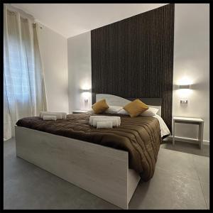 Postel nebo postele na pokoji v ubytování GIROOMS B&B