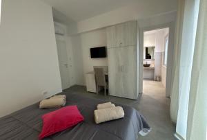 Postel nebo postele na pokoji v ubytování GIROOMS B&B