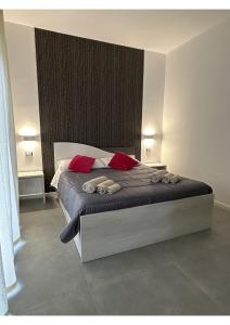 Postel nebo postele na pokoji v ubytování GIROOMS B&B