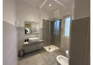 Koupelna v ubytování GIROOMS B&B