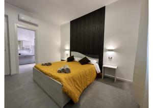 Postel nebo postele na pokoji v ubytování GIROOMS B&B