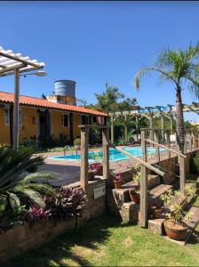 Πισίνα στο ή κοντά στο Pousada Sol do Rosa