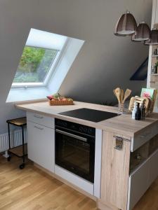 Η κουζίνα ή μικρή κουζίνα στο Loft Johanns Hochsitz +18 φωτογραφίες