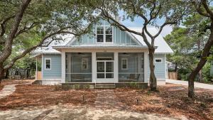 Bygningen som feriehuset ligger i