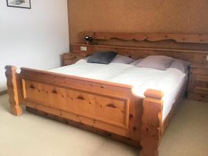 Postel nebo postele na pokoji v ubytování Ferienhaus Wind