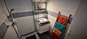 Koupelna v ubytování TITIRI Appartement + 10 fotografií