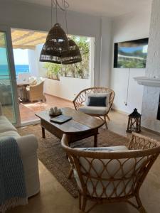Posedenie v ubytovaní Playa Cristo Amazing Beach Terrace Appartment